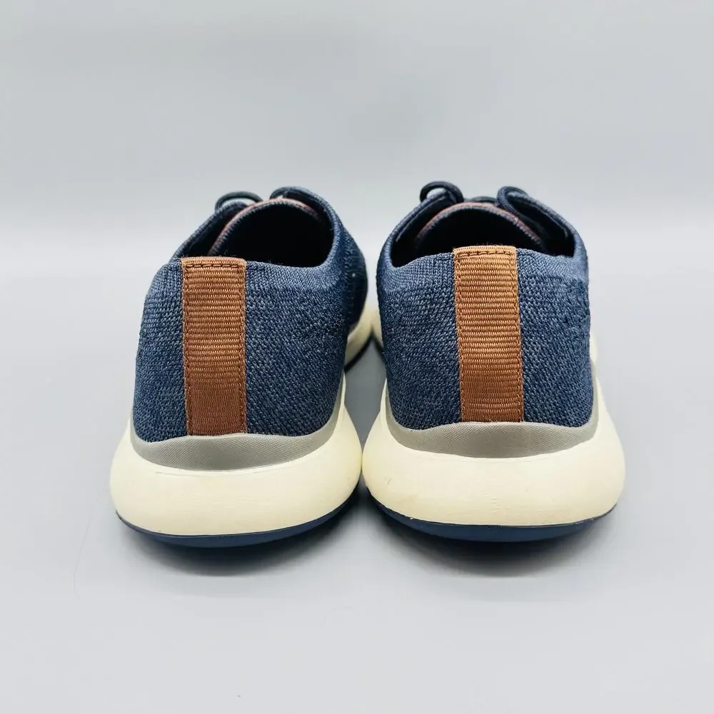 Cole Haan Shoes Mens 11.5 Blue Knit Grand Lace Up Casual Lightweight Sneakers